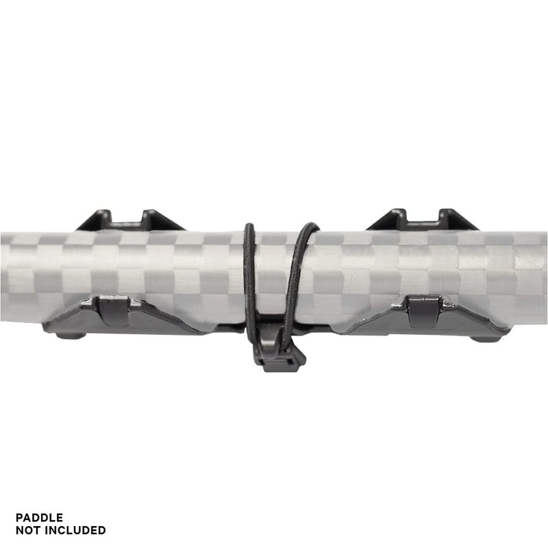 YakAttack PadLoc Kayak Paddle Holder with 2-Screw Universal Mount | Secure Paddle Clip with Two Points of Contact | Fits Standard Oar Shafts | Quiet & Durable | Kayak Accessories | Made in USA - Image 2